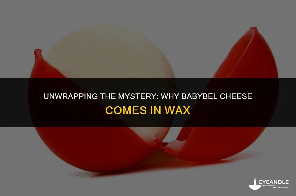 why is babybel in wax