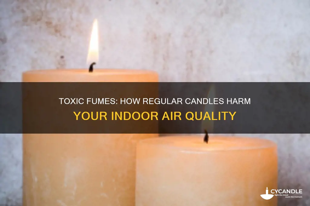 why is burning regular candles bad for your health