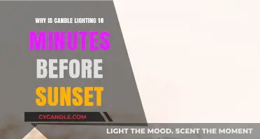 Candle Lighting: The 18-Minute Sunset Tradition Explained