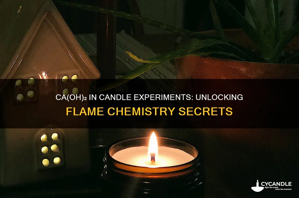 why is caoh2 used for candle experiment