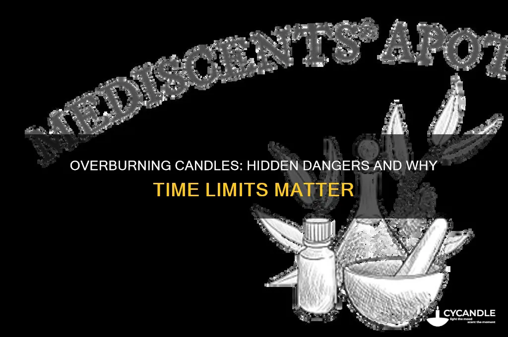 why is it bad to burn candle too long