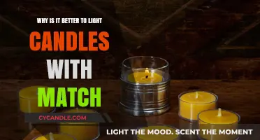 Lighting Candles with Matches: A Safer, More Reliable Method