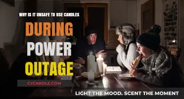 Candle Risks: Why Open Flames During Power Outages Are Unsafe