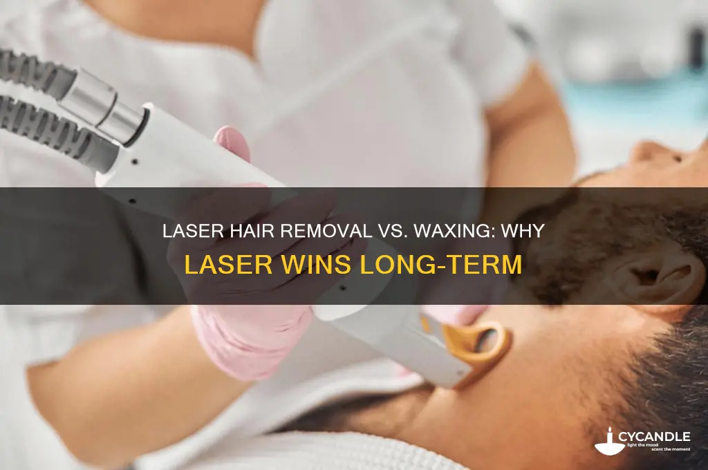 why is laser hair removal better than waxing