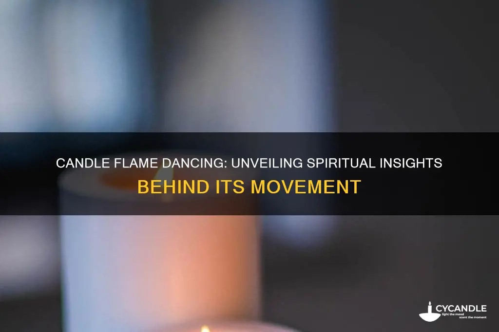 why is my candle flame moving so much spiritual