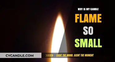 Small Candle Flames: What's the Reason?