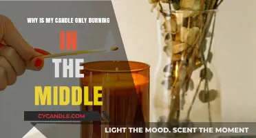 Why Your Candle Burns Only in the Middle: Common Causes & Fixes