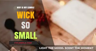 Why Is My Candle Wick So Small? Troubleshooting Tips for Perfect Burns