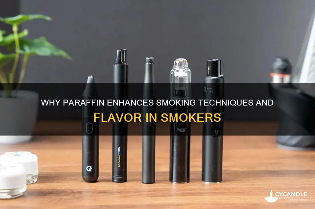 why is paraffin used in a smoker