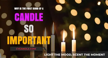 The Crucial First Burn: Setting the Stage for Your Candle's Life