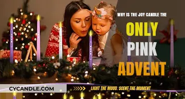 The Joy Candle's Unique Pink Hue in Advent Traditions Explained