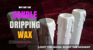 Why Your Candle Isn’t Dripping Wax: Common Causes and Fixes