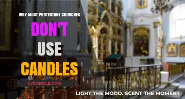 Why Protestant Churches Often Avoid Candles in Worship