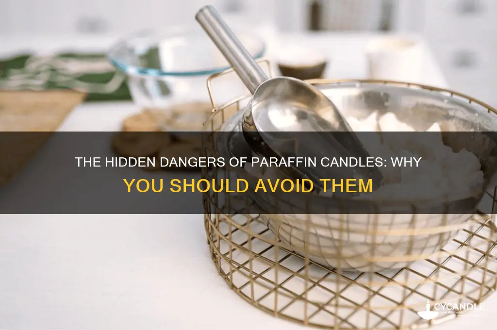 why no paraffin candles