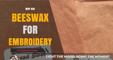 Beeswax for Embroidery: Enhancing Thread Strength and Smoothness Naturally