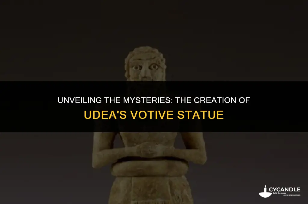why was the votive statue of udea created