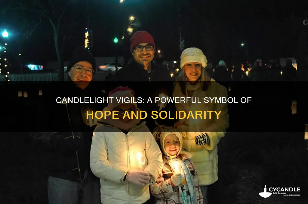 why were there candle light vigils