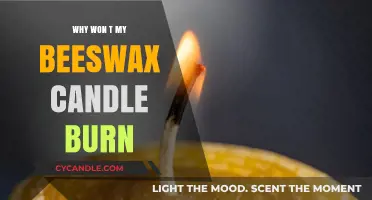 Troubleshooting Beeswax Candles: Why Won't My Candle Burn Properly?