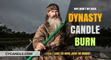 Troubleshooting Your Duck Dynasty Candle: Why It Won't Burn Properly