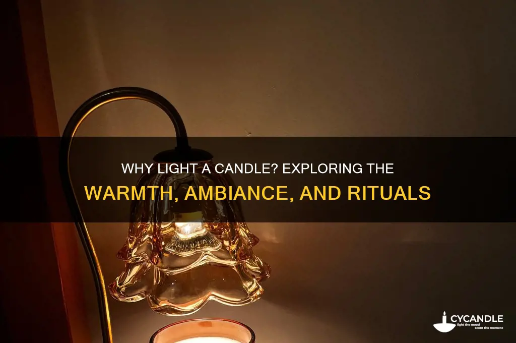 why would you light a candle