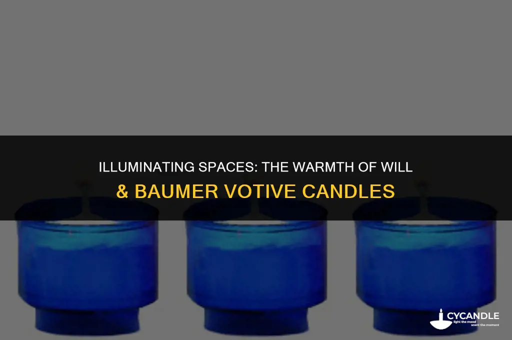 will & baumer votive candles
