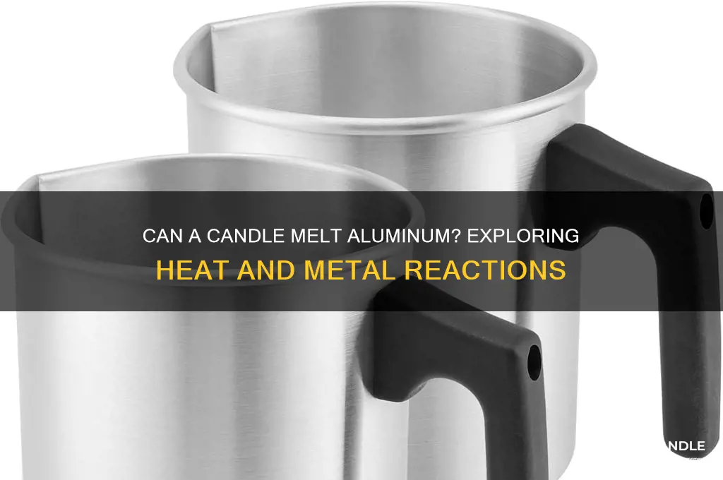 will a candle burn aluminum
