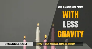 Does Reduced Gravity Impact Candle Burn Rate? Exploring the Science