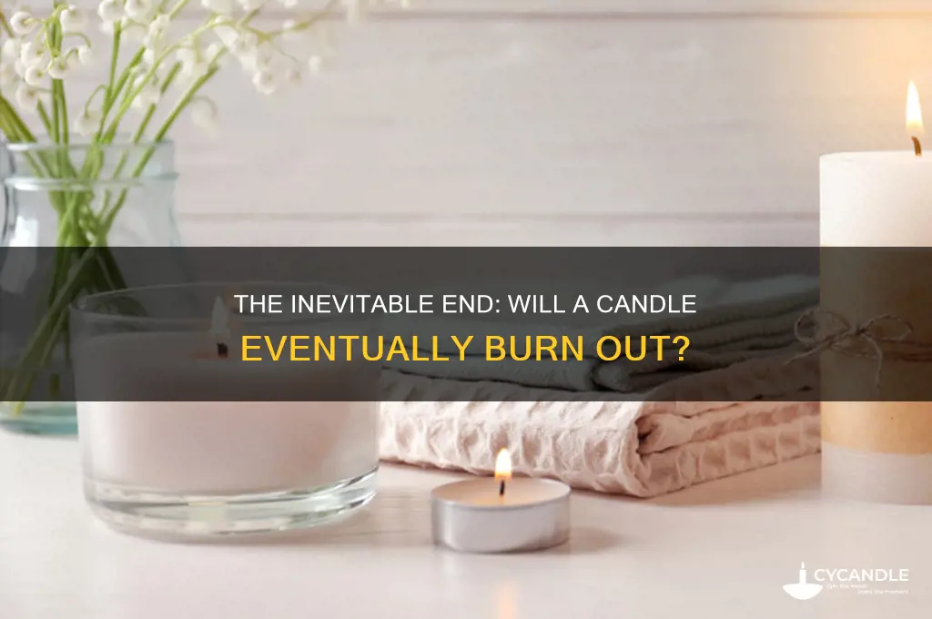 will a candle eventually burn out