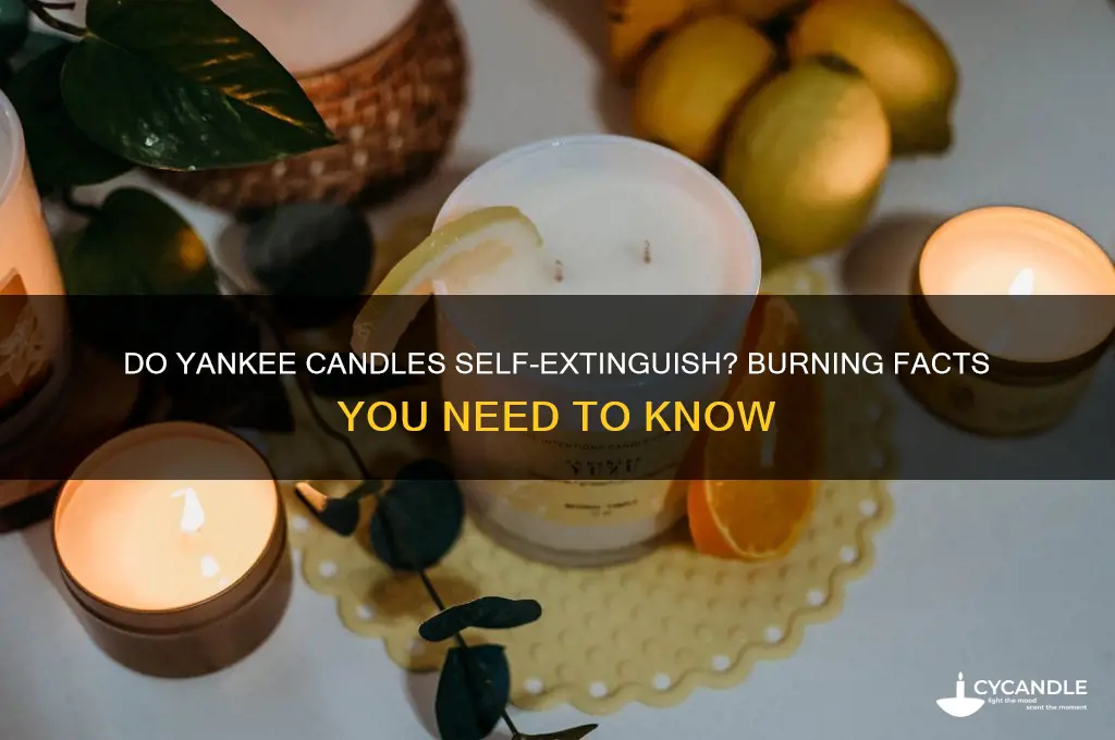 will a yankee candle burn itself out