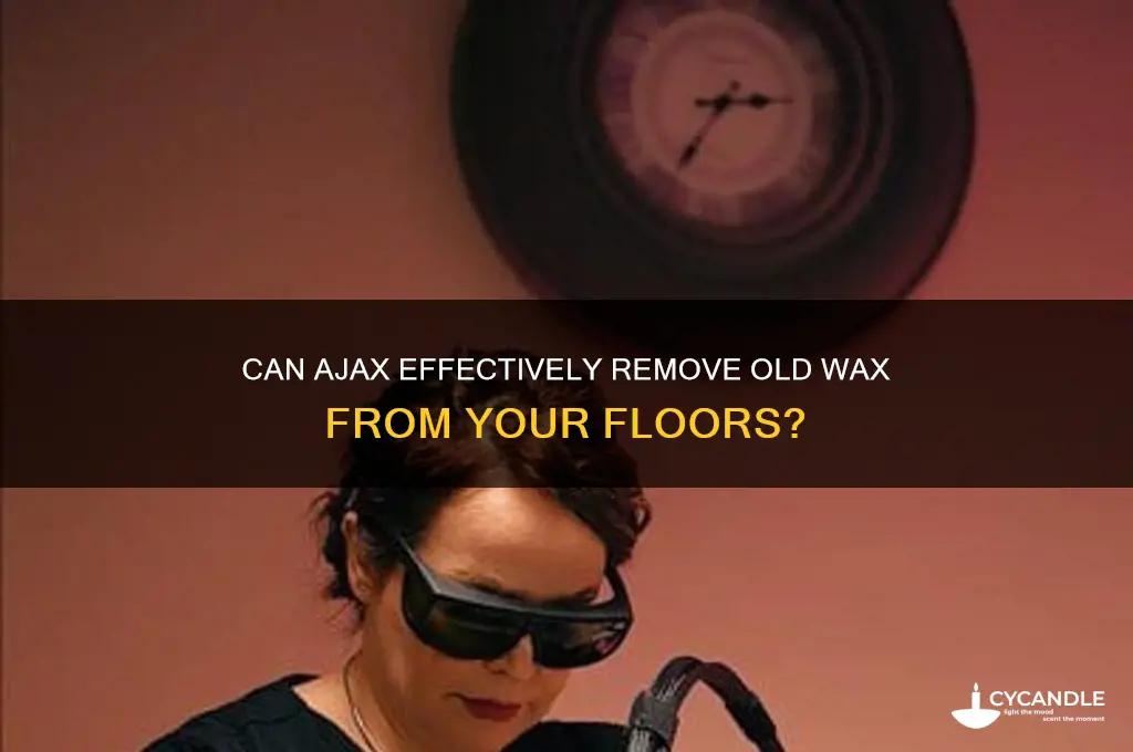 will ajax remove old wax from floor