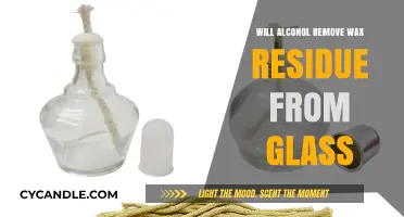 Does Alcohol Effectively Remove Wax Residue from Glass Surfaces?