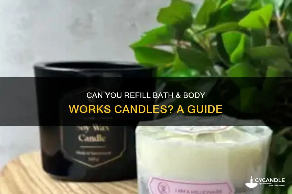 will bath and body works refill candles