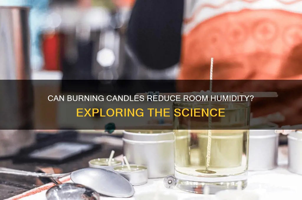 will burning candles lower room humidity