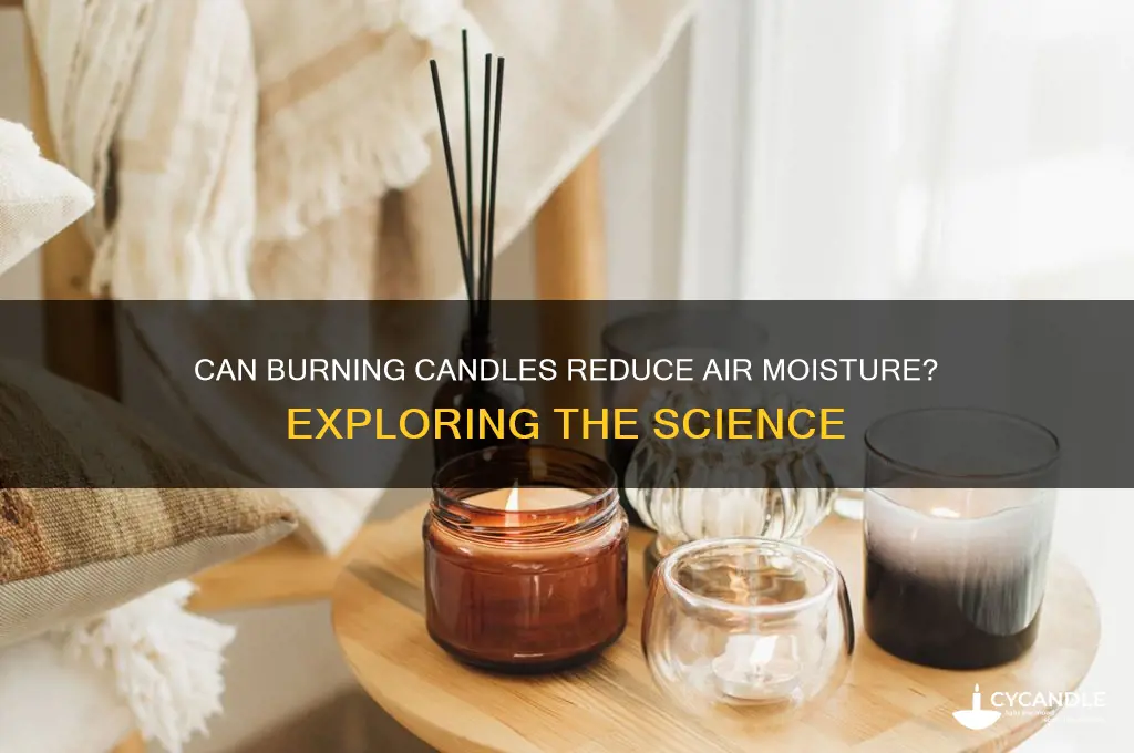 will burning candles take moisture out of the air