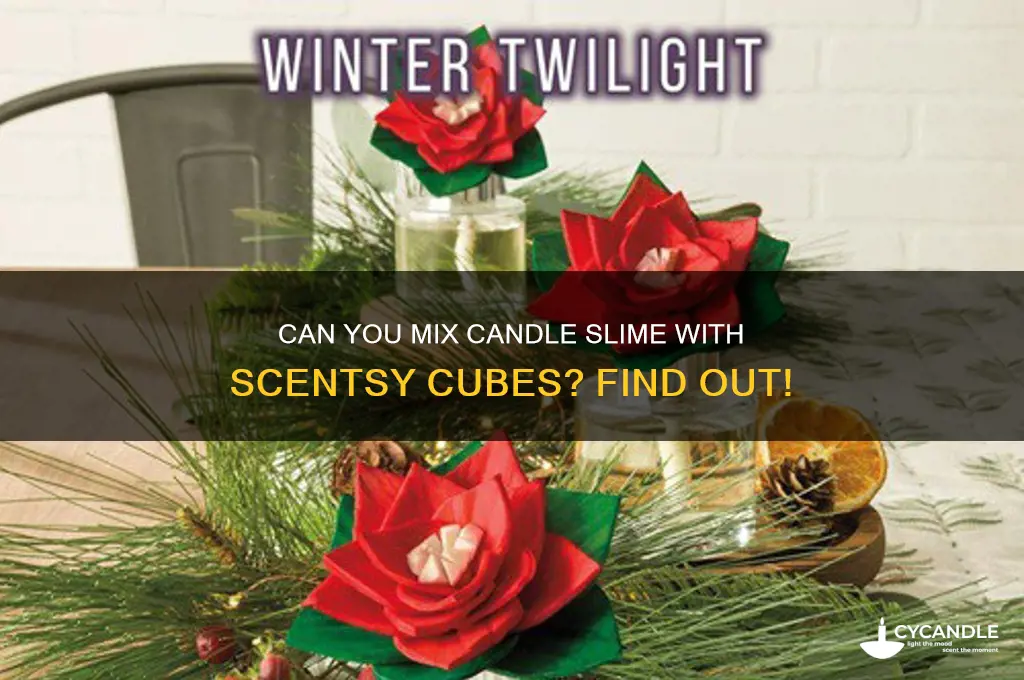 will candle slime work with scentsy cubes