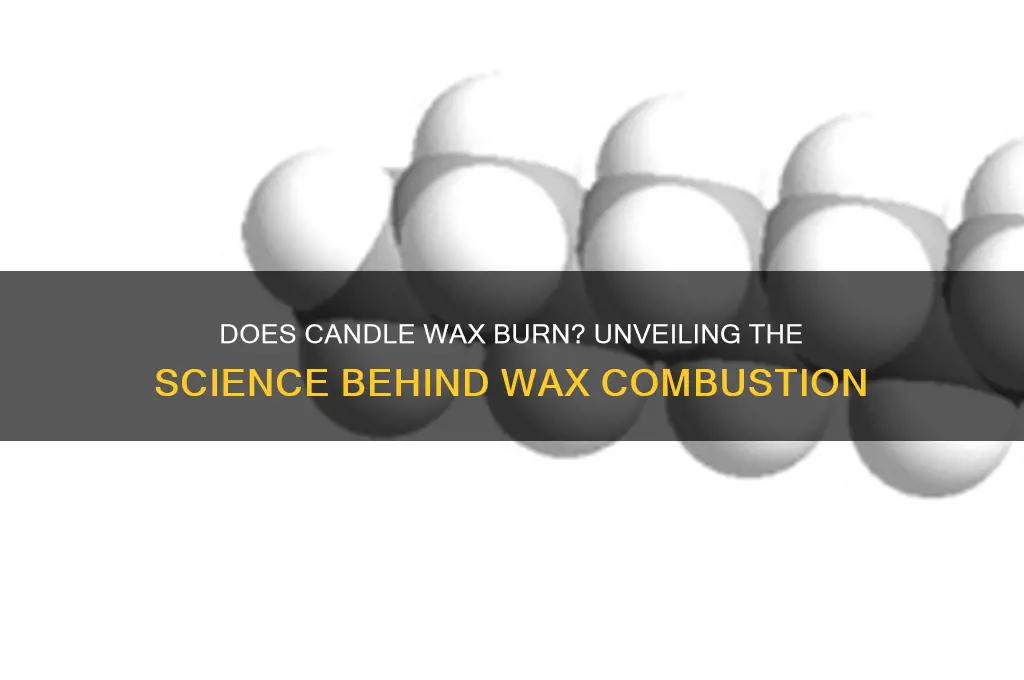 will candle wax burn