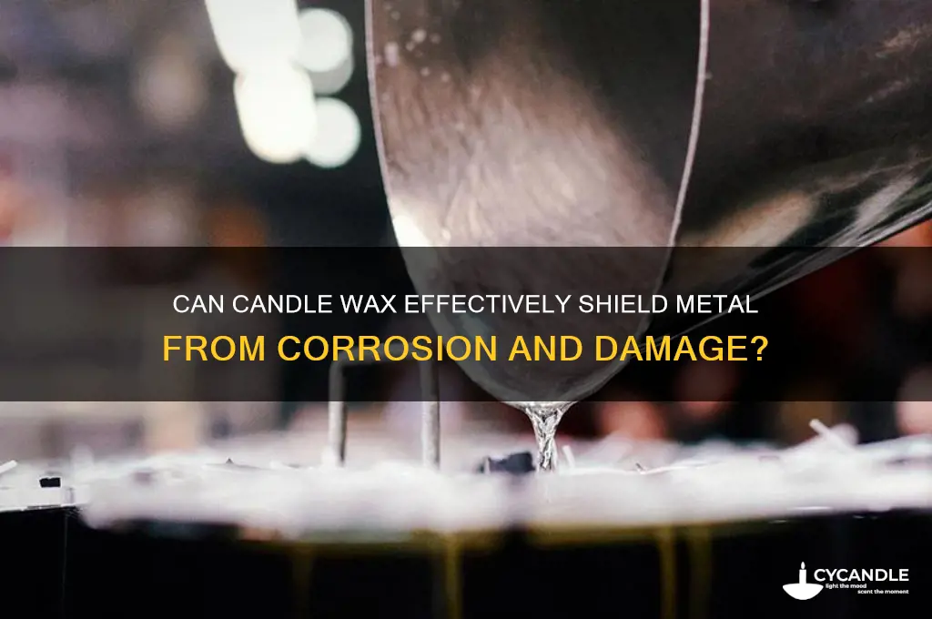will candle wax protect metal