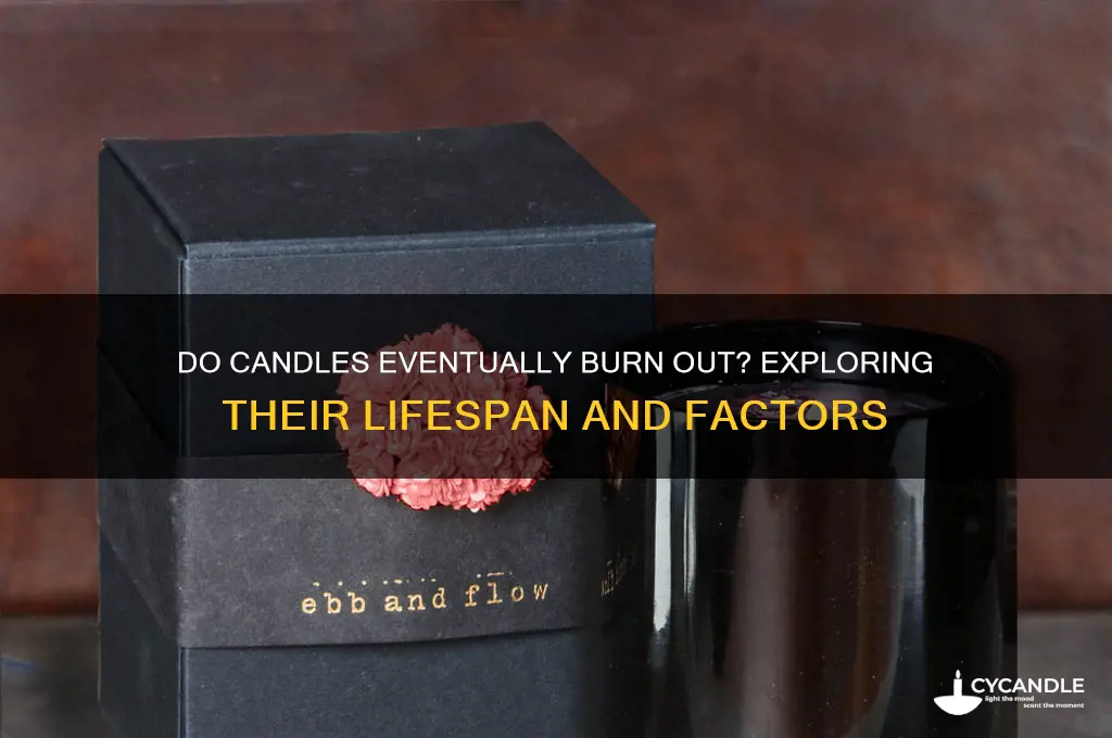 will candles eventually burn out