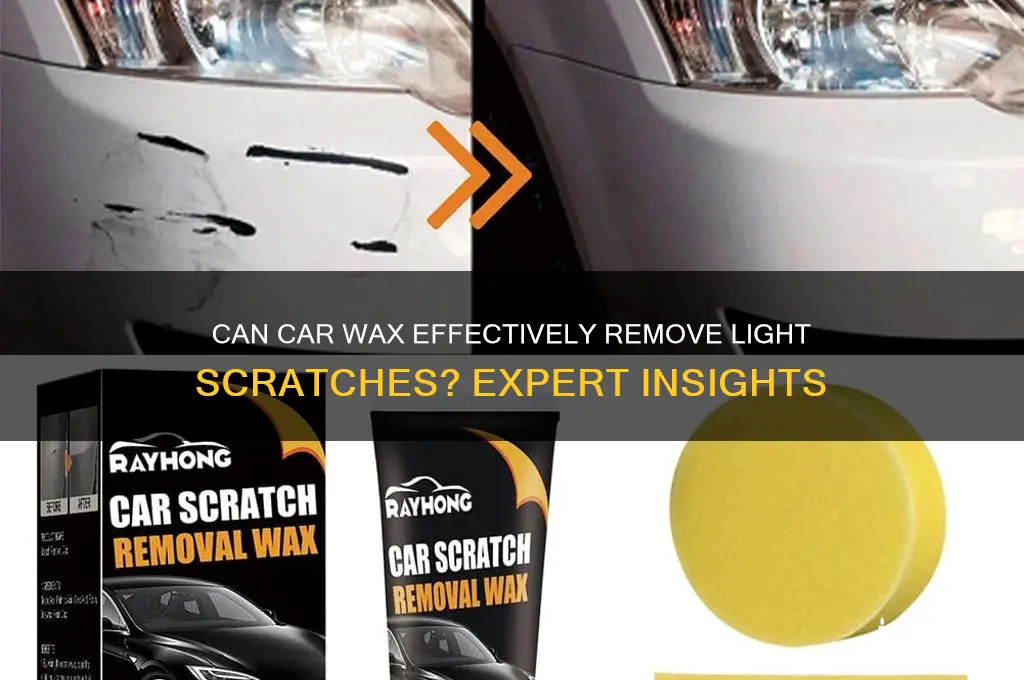 will car wax remove light scratches