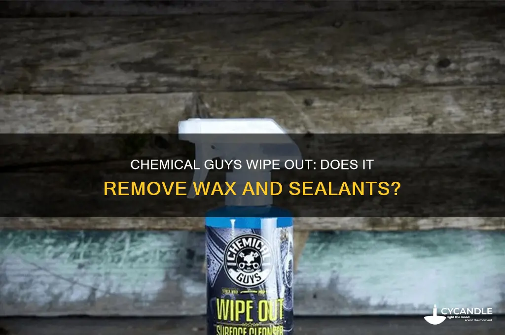 will chemical guys wipe out remove wax and sealants