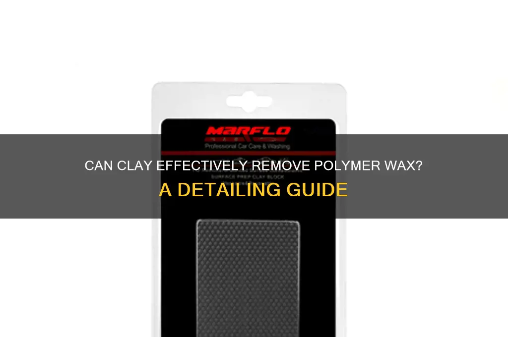 will clay remove polymer wax