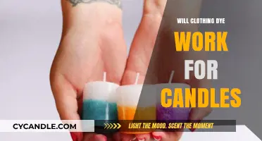 Can Clothing Dye Color Candles? A Creative Craft Experiment