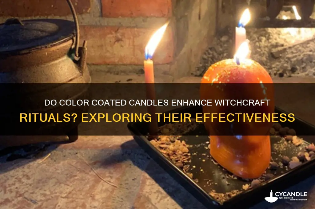 will color coated candles work for witchcraft
