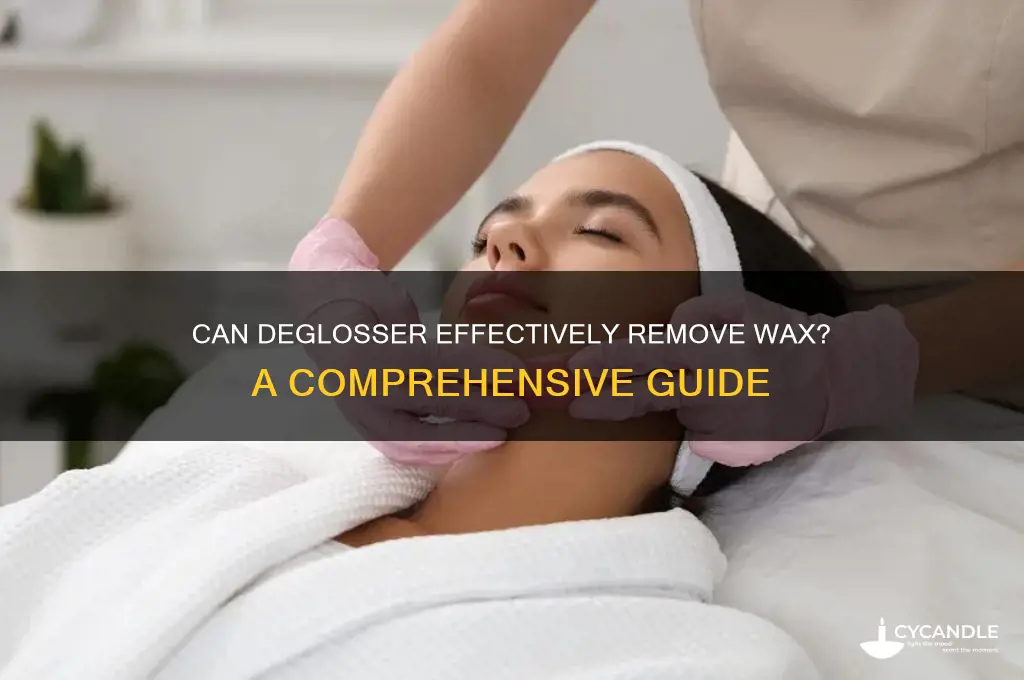 will deglosser remove wax