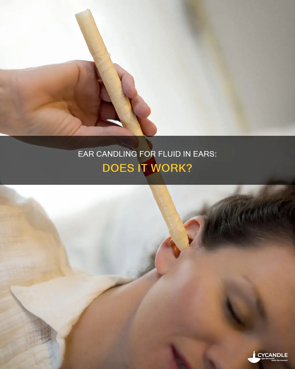 will ear candles help with fluid in the ear