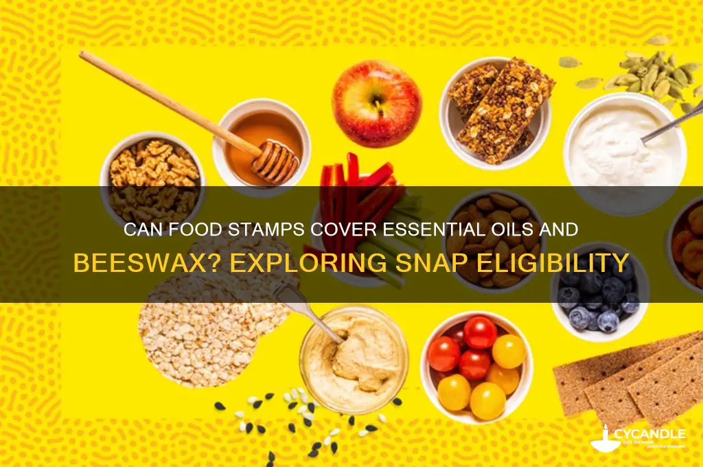 will foodstamps buy essential oils beeswax