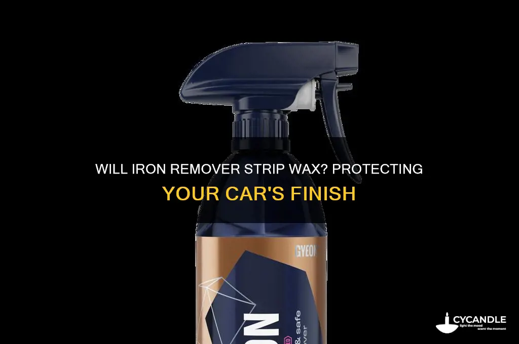 will iron remover strip wax