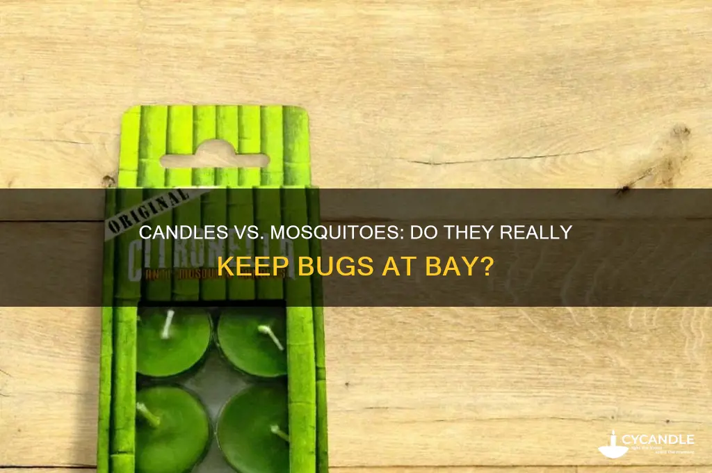 will lighting a candle help with misquitos