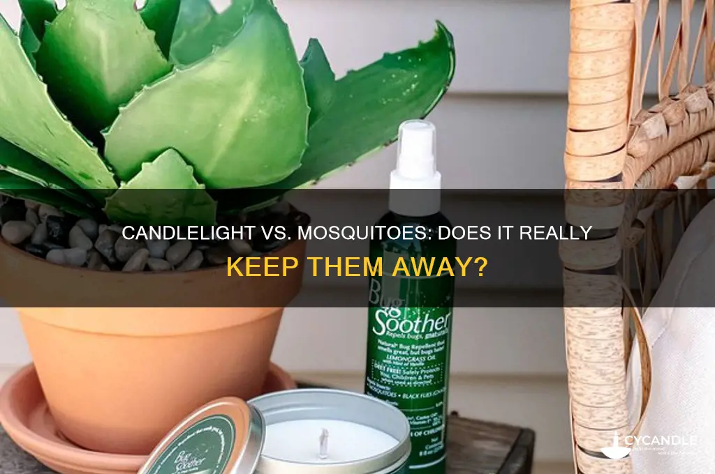 will lighting a candle help with mosquitoes