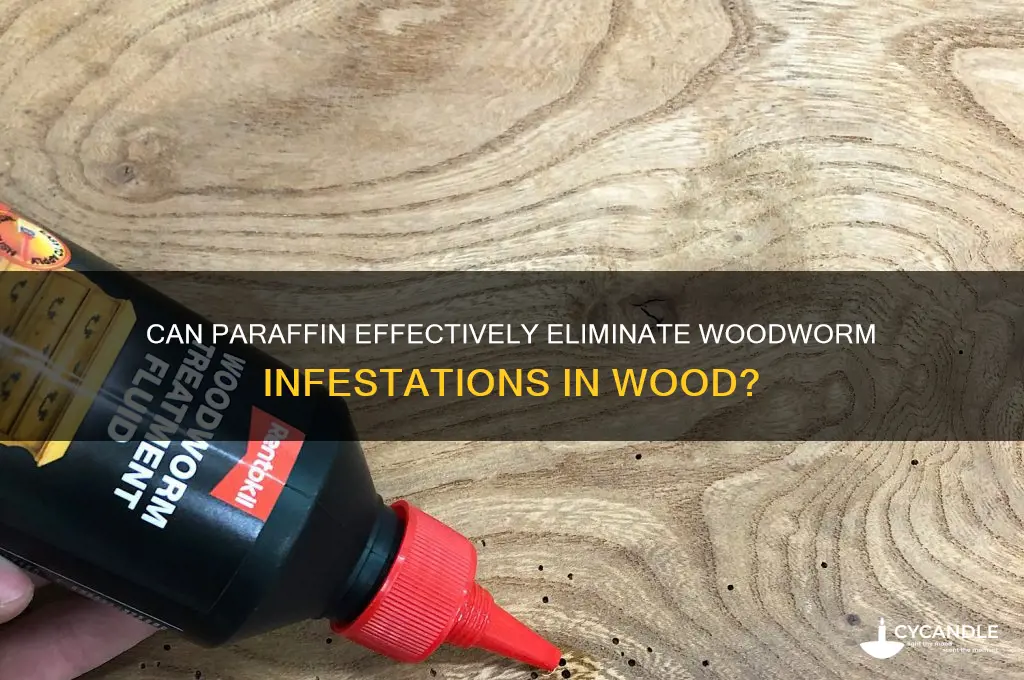 will paraffin kill woodworm